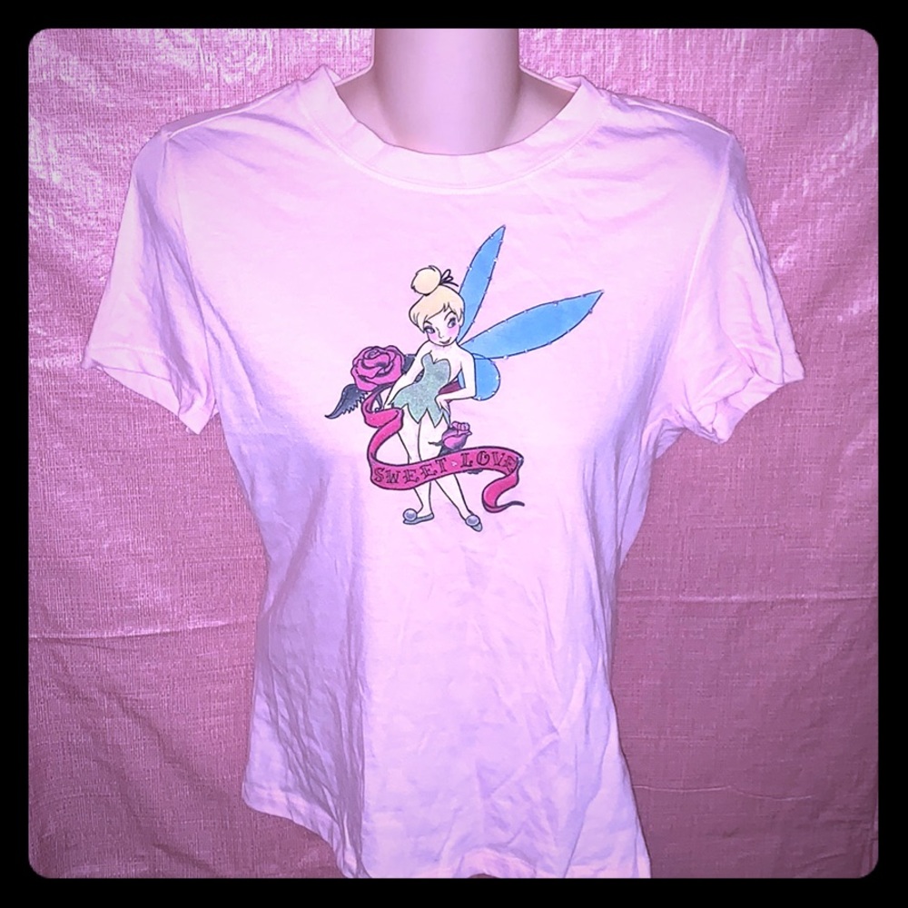 NEW!!!!! TINKER BELL pink sweet love shirt
